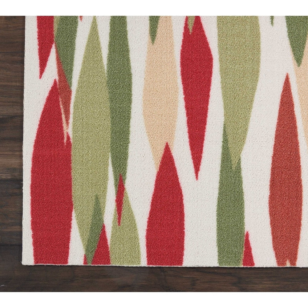 Tapis d'intérieur et d'extérieur moderne et abstrait Waverly Sun N' Shade