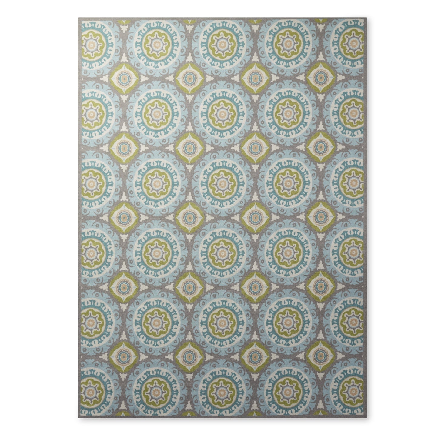 Tapis médaillon bohème d'intérieur et d'extérieur Waverly Sun N' Shade