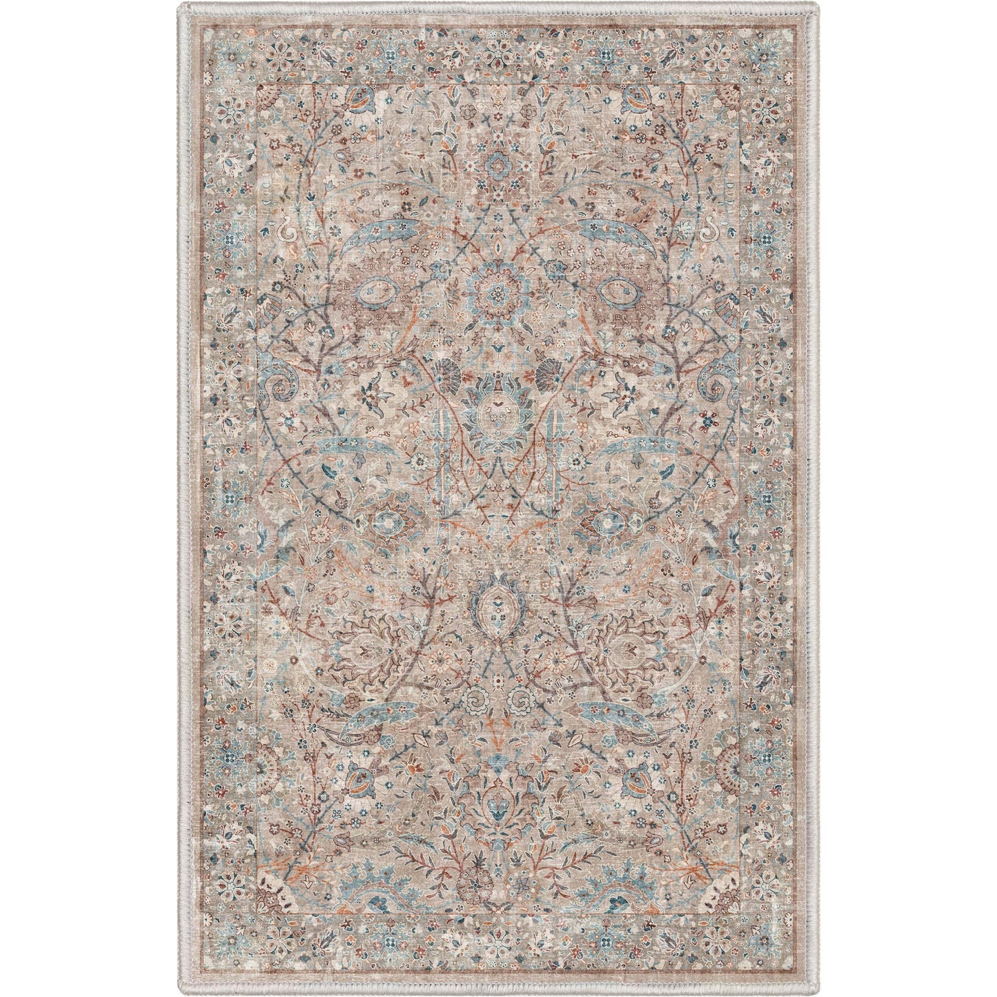 Tapis tissé à plat vintage Emilia Asha Well Woven