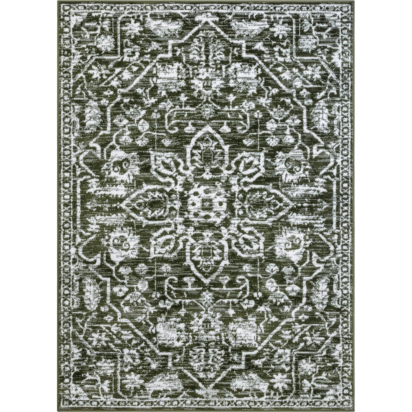 Tapis oriental bohème vintage à motif floral bien tissé Dazzle Disa