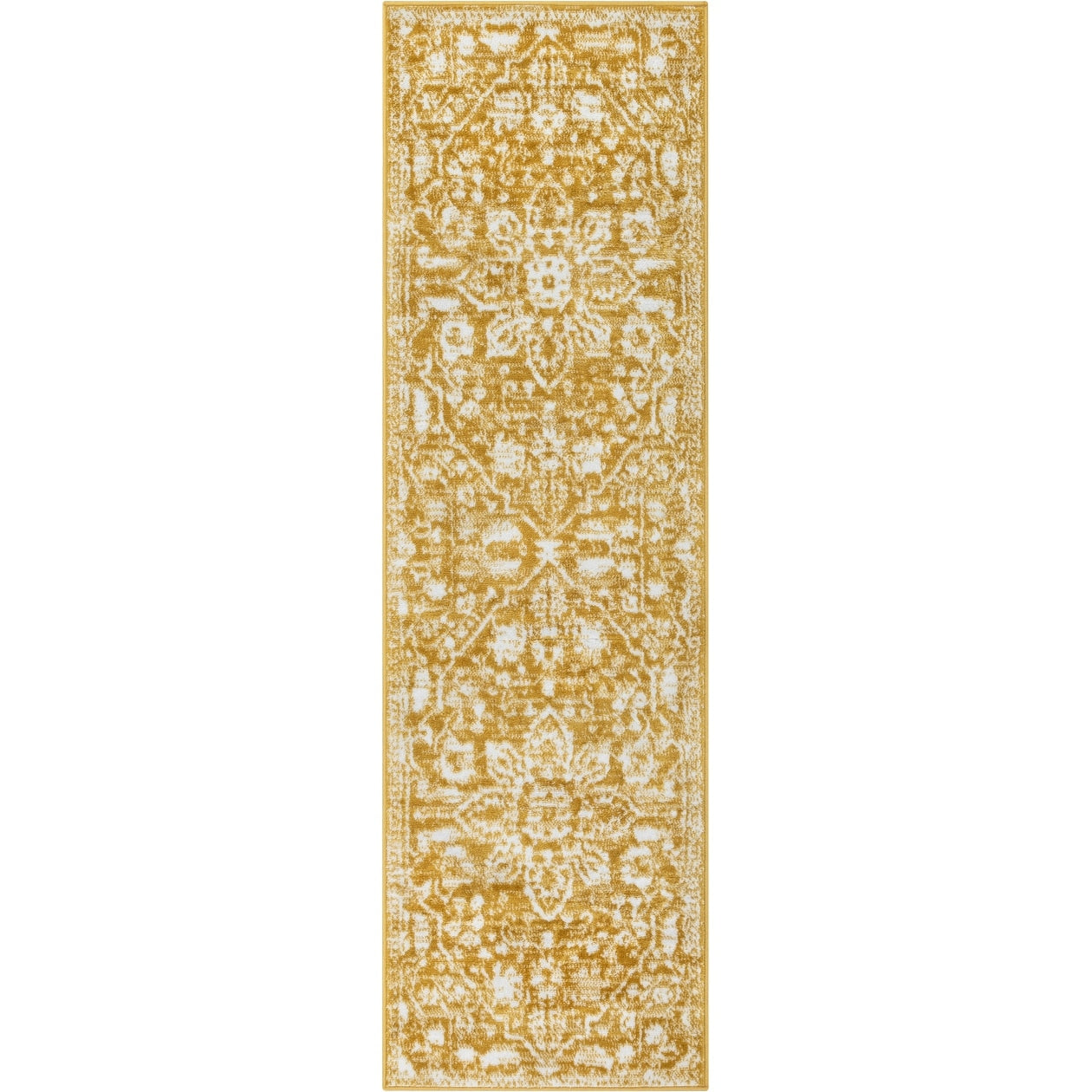 Tapis oriental bohème vintage à motif floral bien tissé Dazzle Disa