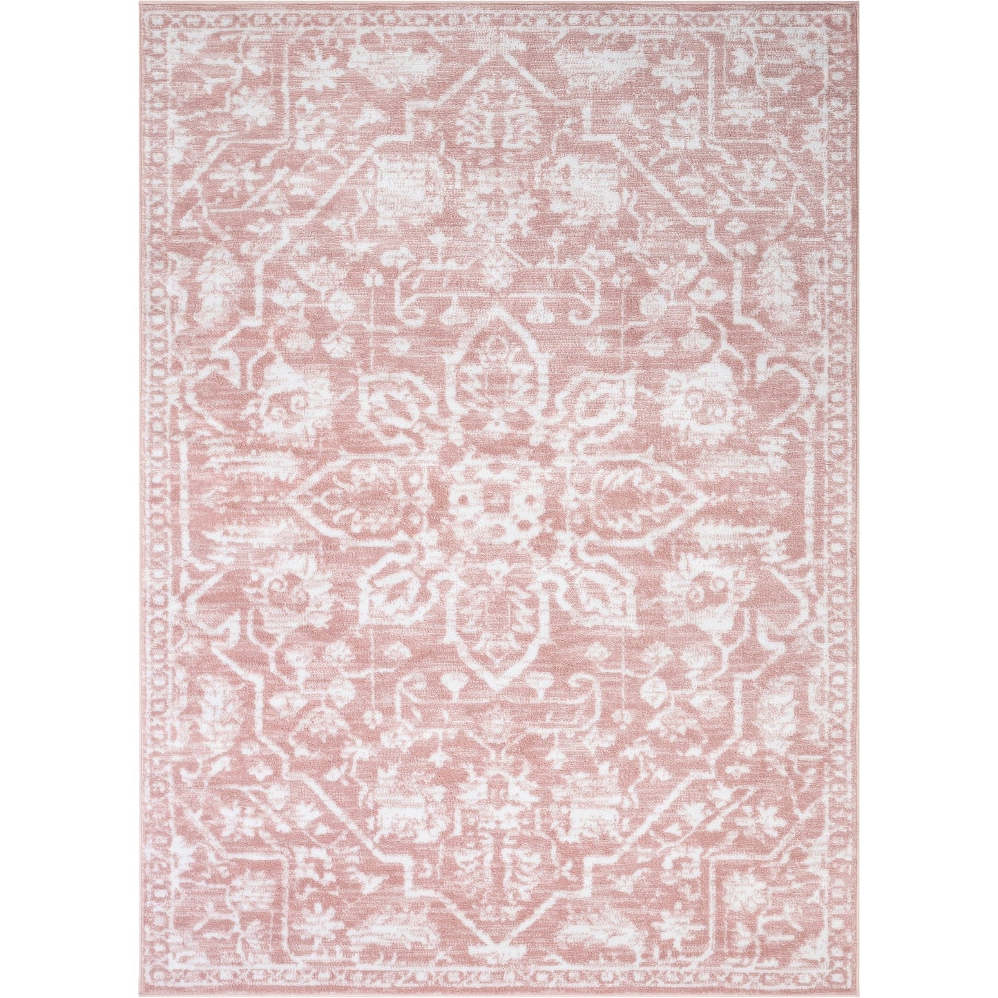 Tapis oriental bohème vintage à motif floral bien tissé Dazzle Disa