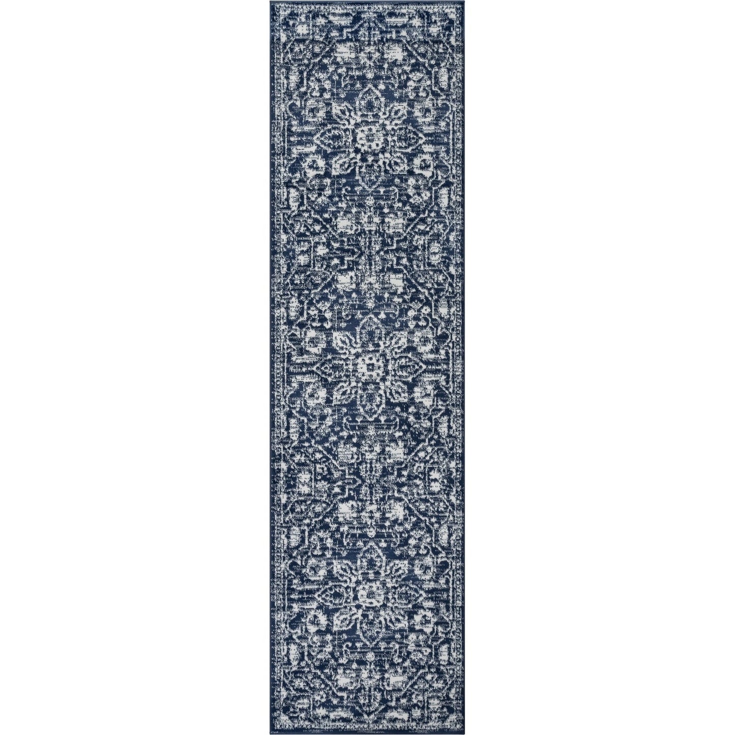 Tapis oriental bohème vintage à motif floral bien tissé Dazzle Disa