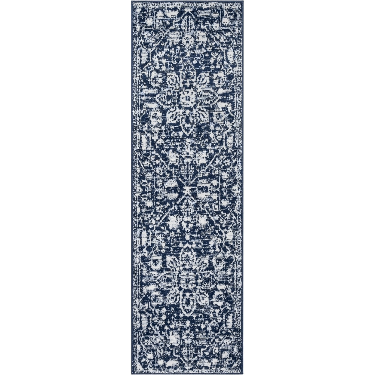 Tapis oriental bohème vintage à motif floral bien tissé Dazzle Disa