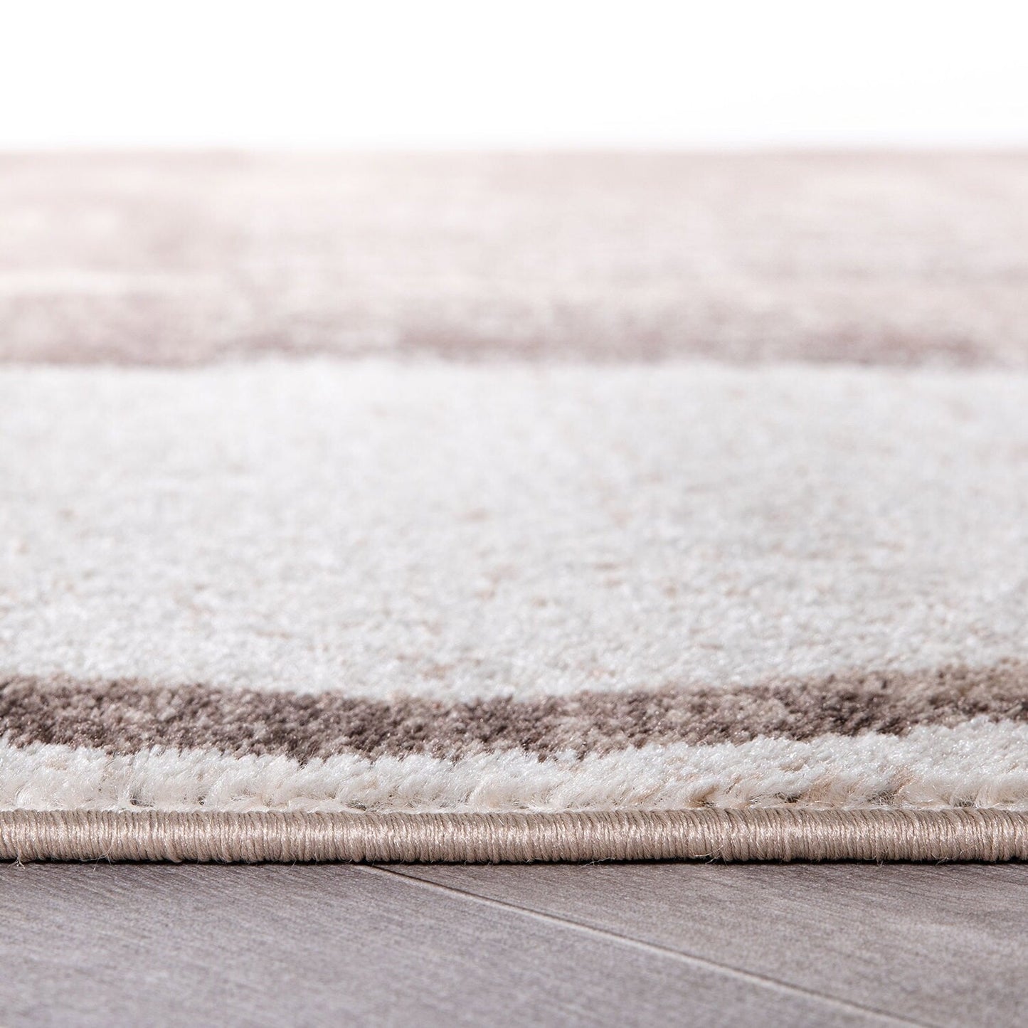 Tapis circulaire abstrait en polypropylène fabriqué à la machine, World Rug Gallery