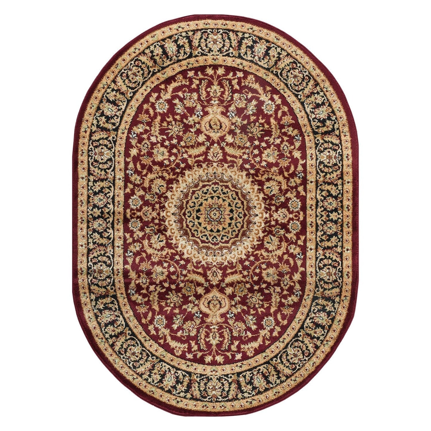 Tapis médaillon oriental traditionnel de la World Rug Gallery