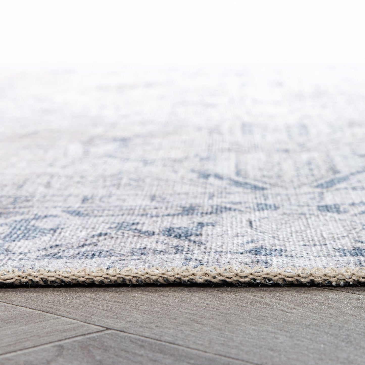 Tapis antidérapant lavable en machine à motif médaillon bohème vintage World Rug Gallery