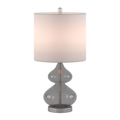 Lampe de table en verre courbé Ellipse, lot de 2