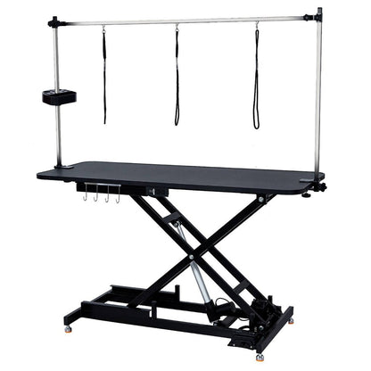 Table de toilettage hydraulique pour chiens à hauteur réglable (60 pouces)