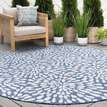 Exo Coastal Floral Indoor/Outdoor Area Rug