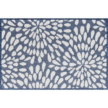 Exo Coastal Floral Indoor/Outdoor Area Rug