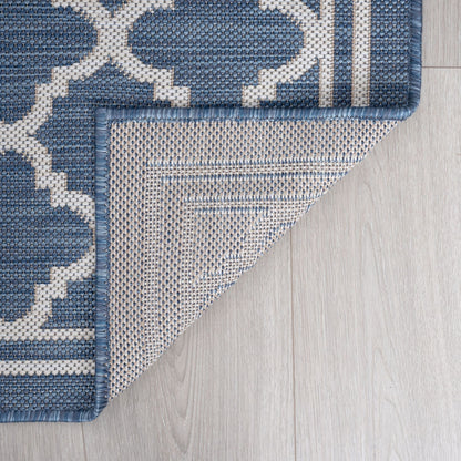 Exo Coastal Geometric Indoor/Outdoor Area Rug