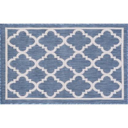 Exo Coastal Geometric Indoor/Outdoor Area Rug