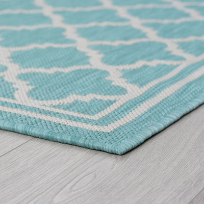 Exo Coastal Geometric Indoor/Outdoor Area Rug