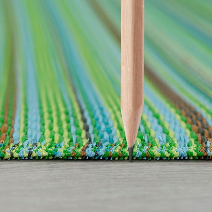 Tapis d'intérieur/extérieur à rayures Sundown Beach