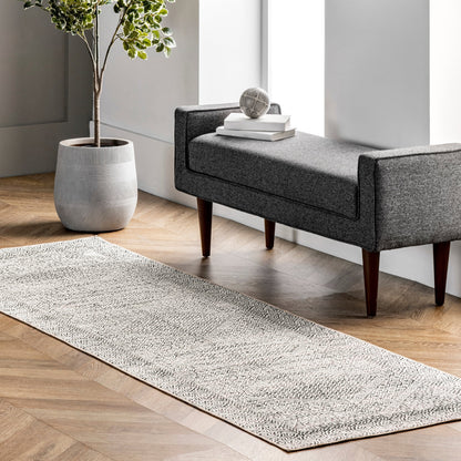 Tapis lavable en machine Nuloom Hart SpinClean Abstract Tribal