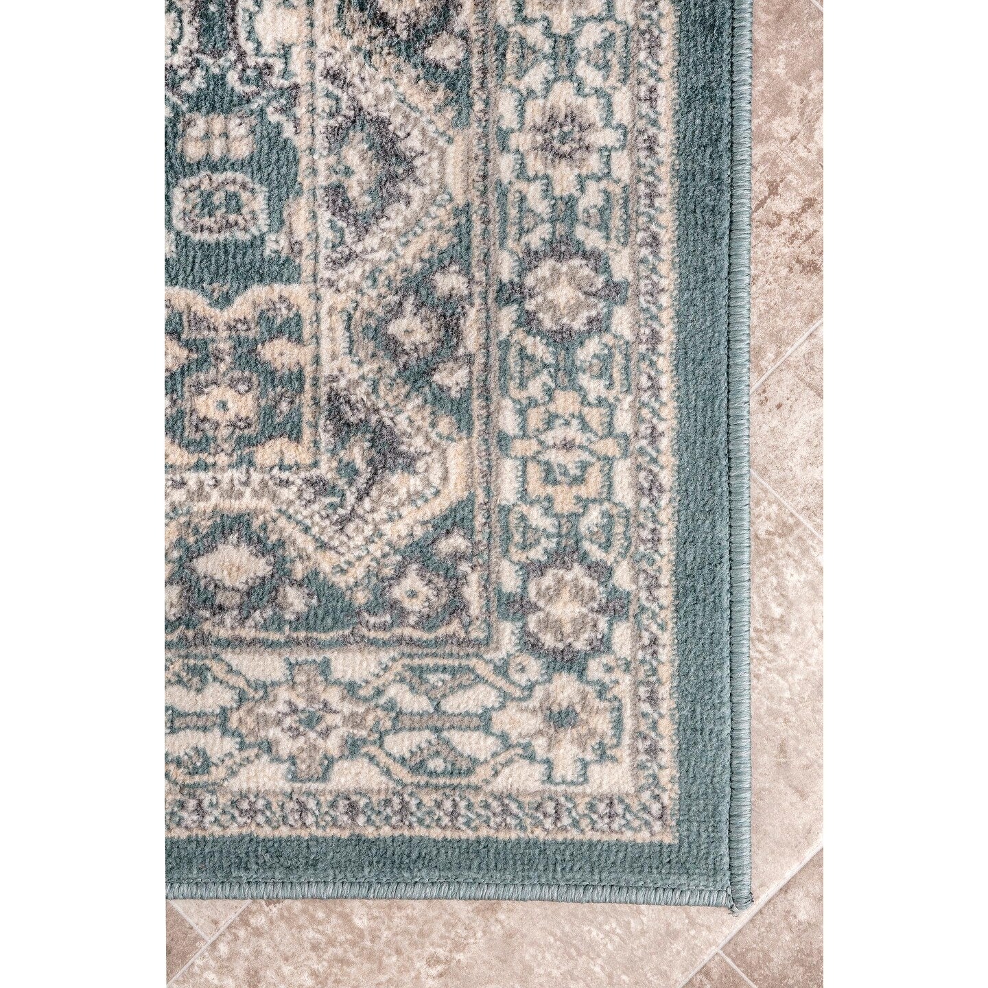 Tapis carrelé traditionnel Nuloom Becca
