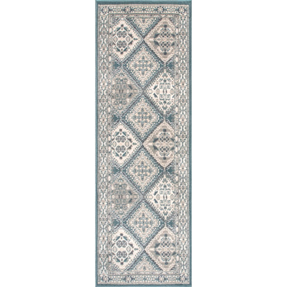 Tapis carrelé traditionnel Nuloom Becca