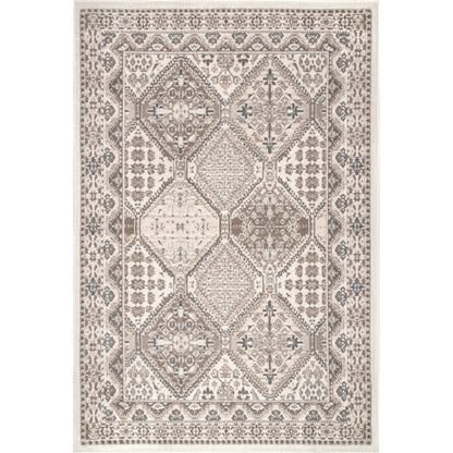 Tapis carrelé traditionnel Nuloom Becca