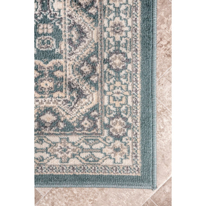 Tapis carrelé traditionnel Nuloom Becca