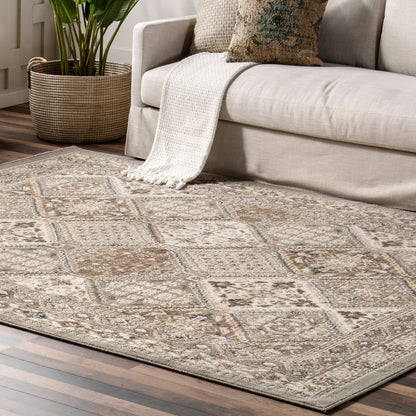 Tapis carrelé traditionnel Nuloom Becca