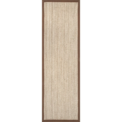 Tapis Nuloom Kiana Casual avec bordure en jonc de mer