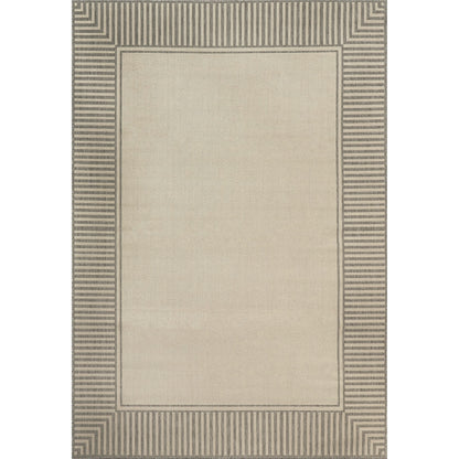 Tapis d'intérieur/extérieur classique à bordures Nuloom Leah