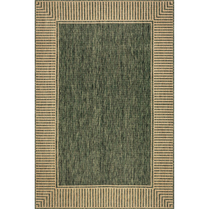 Tapis d'intérieur/extérieur classique à bordures Nuloom Leah