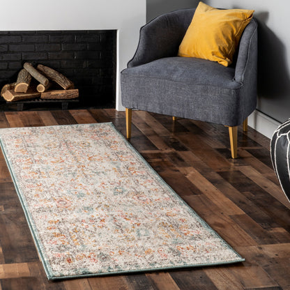 Tapis floral vintage Nuloom Lenore