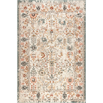 Tapis floral vintage Nuloom Lenore