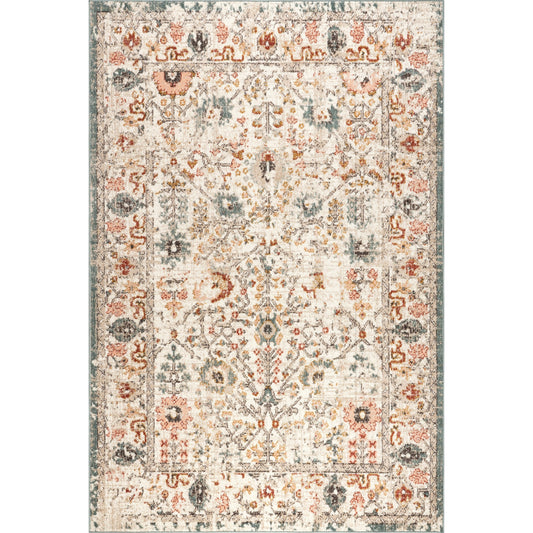 Tapis floral vintage Nuloom Lenore