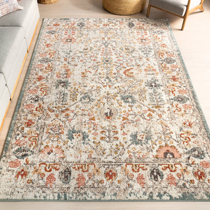 Tapis floral vintage Nuloom Lenore