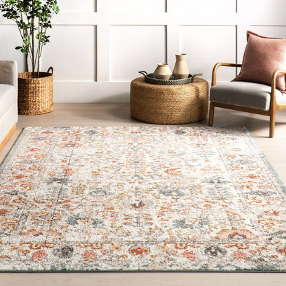 Tapis floral vintage Nuloom Lenore