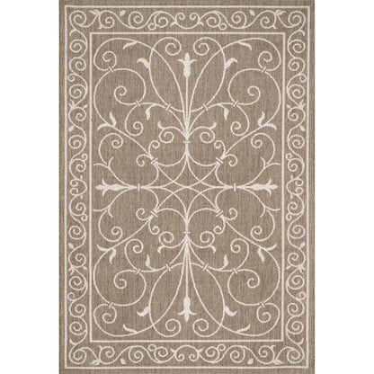 Tapis traditionnel d'intérieur/extérieur Nuloom Kathleen