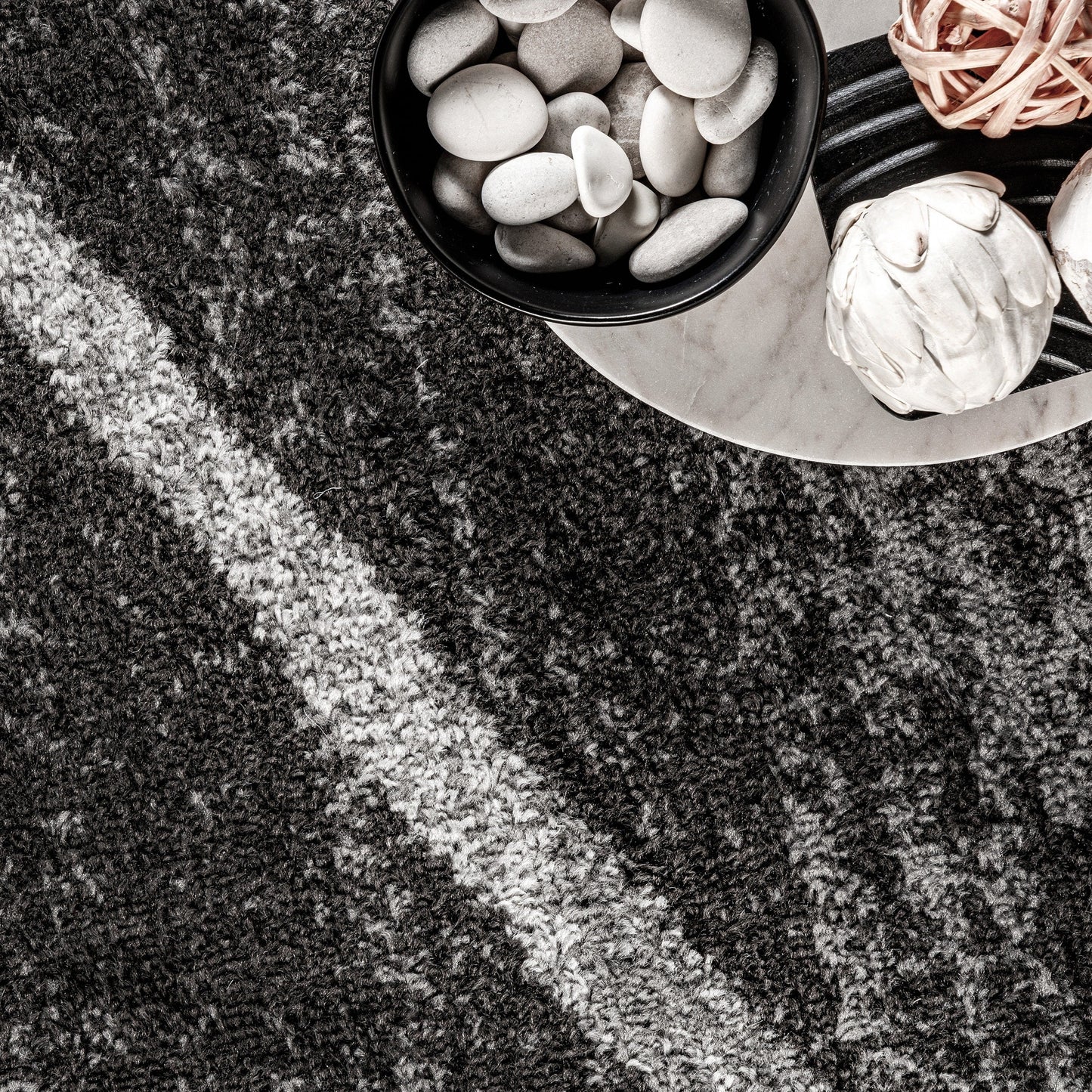 Tapis abstrait moderne Nuloom Skylar