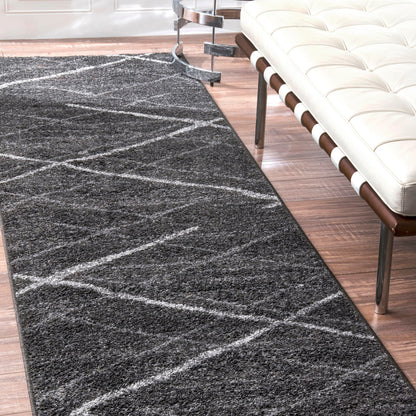 Tapis abstrait moderne Nuloom Skylar