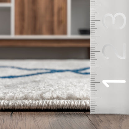 Tapis abstrait moderne Nuloom Skylar