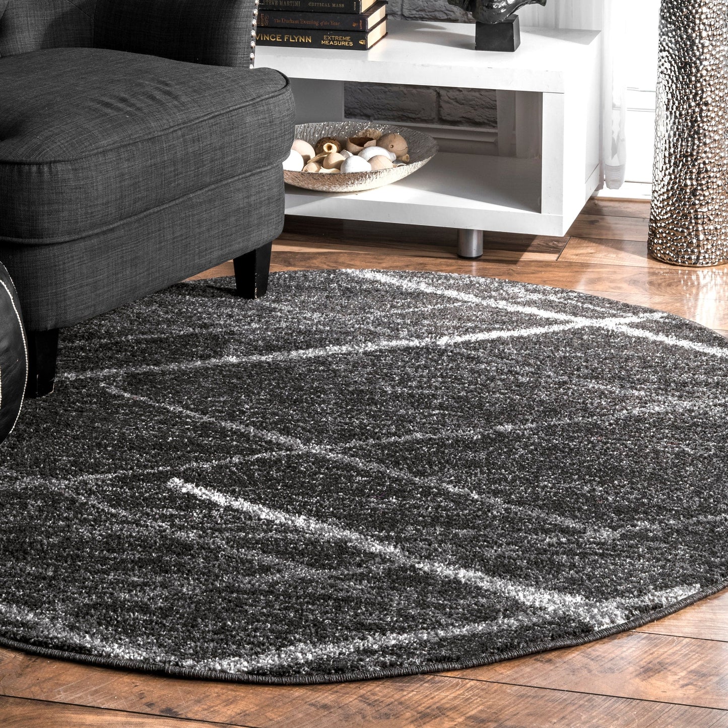 Tapis abstrait moderne Nuloom Skylar