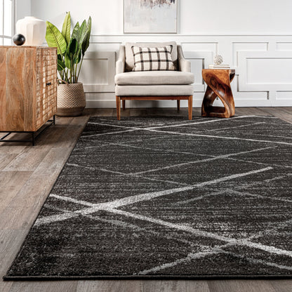 Tapis abstrait moderne Nuloom Skylar