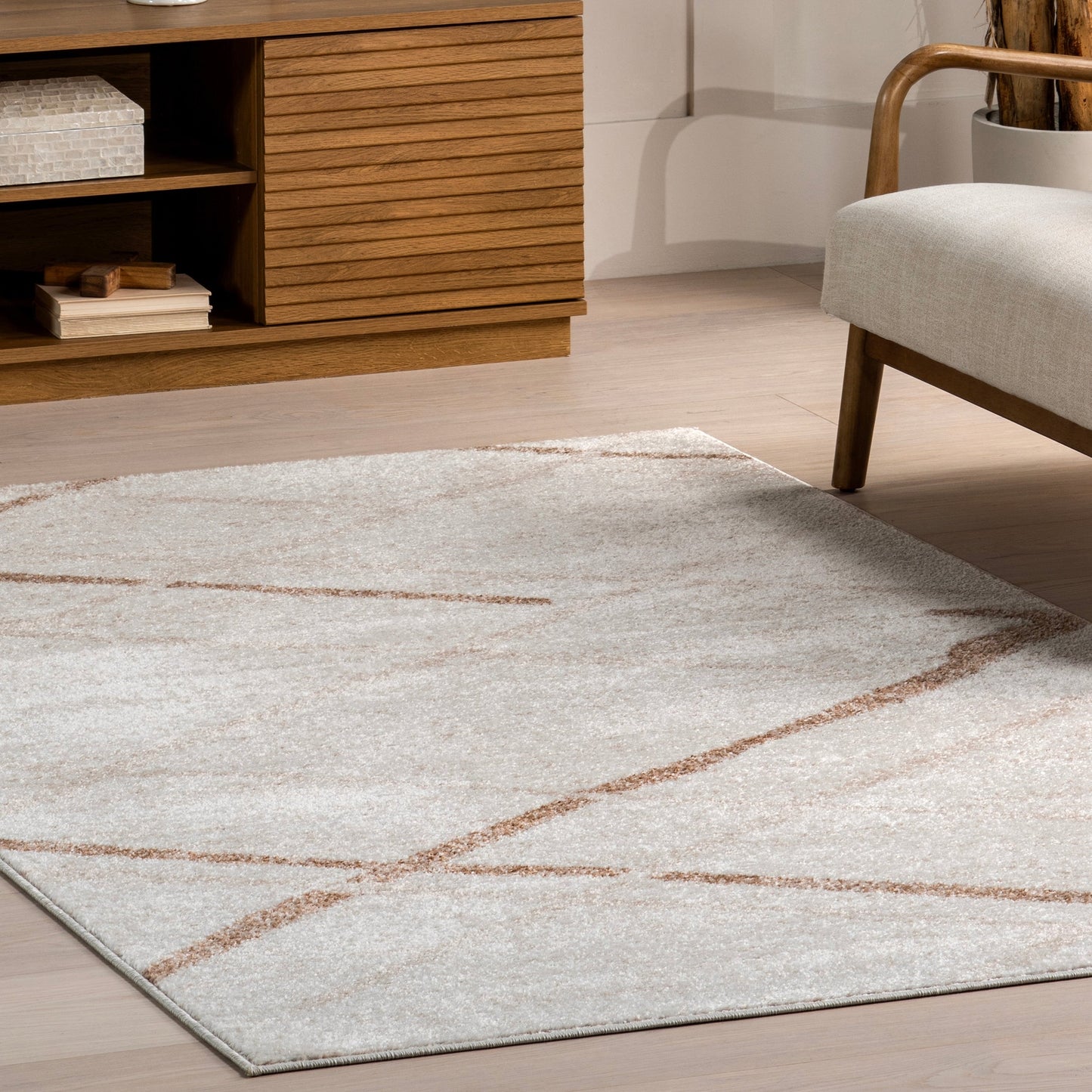 Tapis abstrait moderne Nuloom Skylar