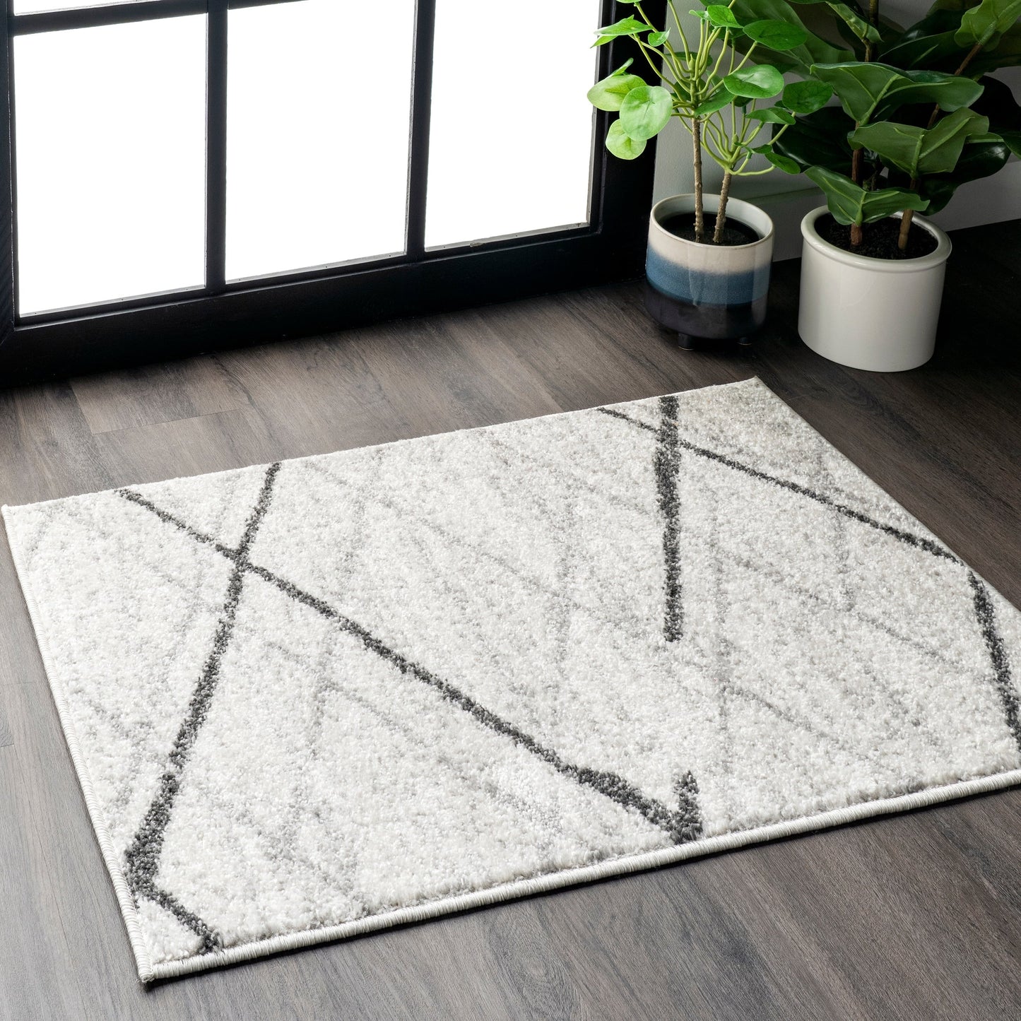 Tapis abstrait moderne Nuloom Skylar