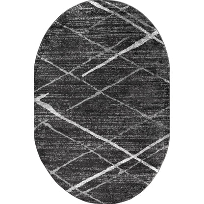 Tapis abstrait moderne Nuloom Skylar