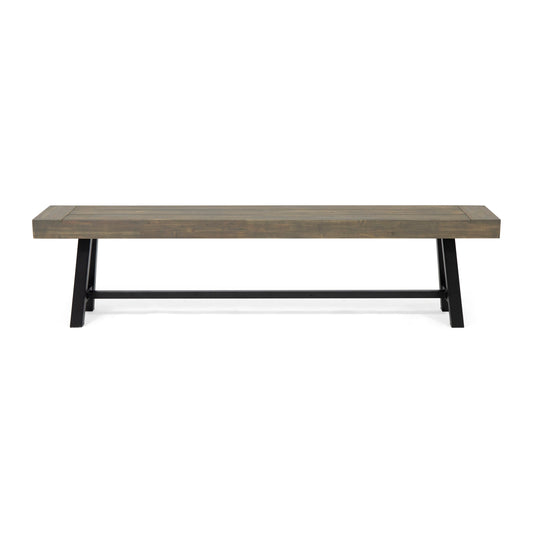 Banc d'extérieur en bois d'acacia Carlisle par Christopher Knight Home