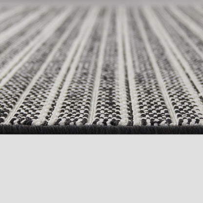 Connell Transitional Stripe Indoor/Outdoor Area Rug
