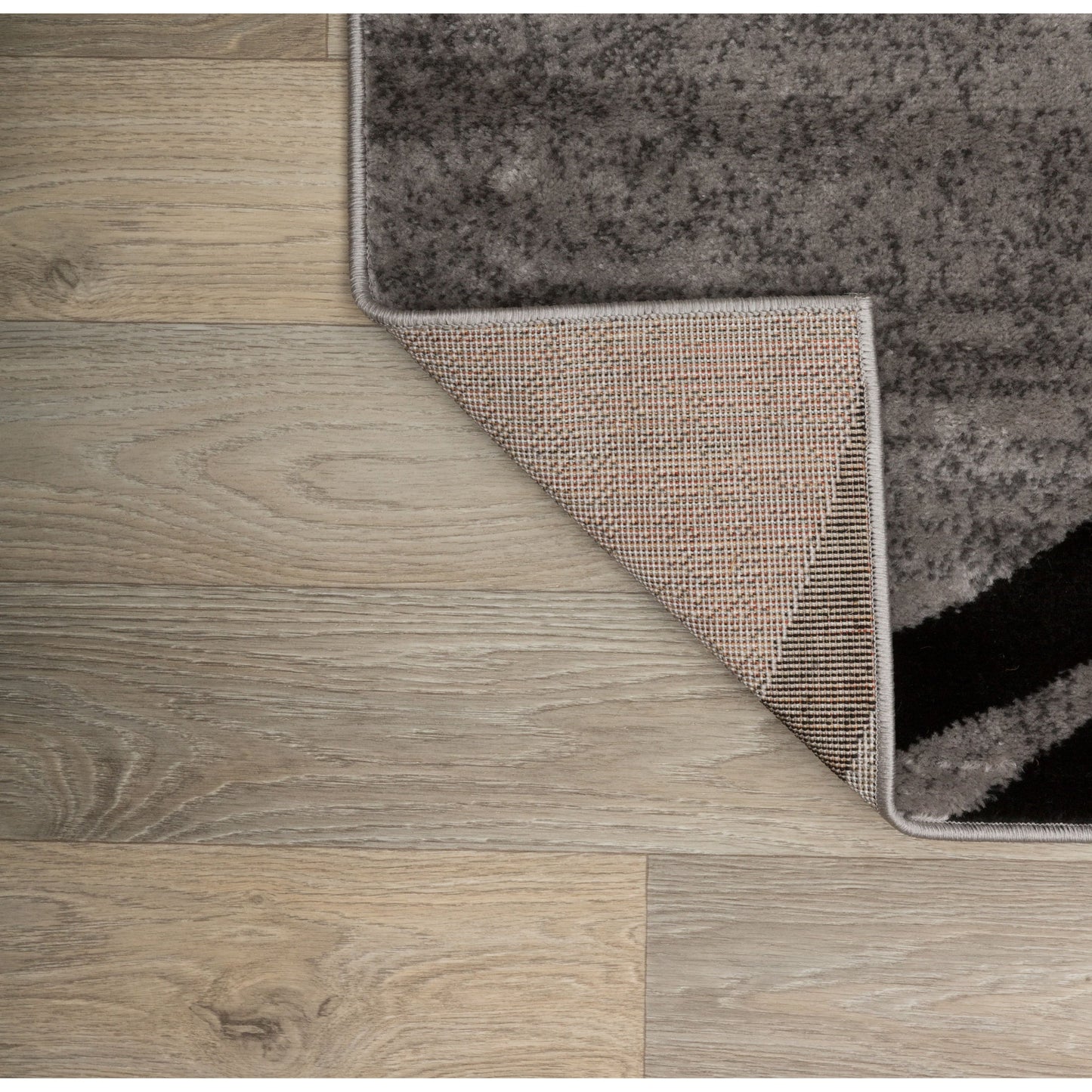 Tapis contemporain à motifs abstraits de cercles de la World Rug Gallery