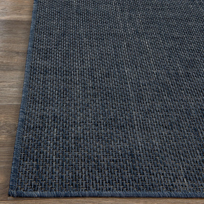 Contemporary Solid Indoor/Outdoor Area Rug