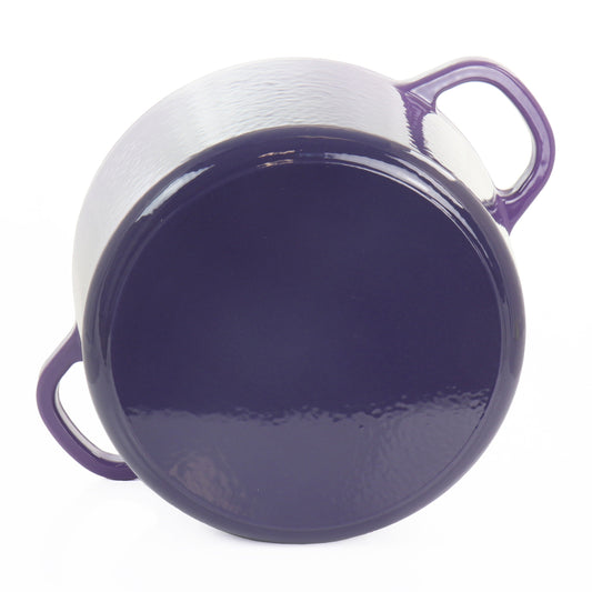 Cocotte en fonte émaillée Crock-Pot Artisan, 2 pièces, 5 litres, avec couvercle, couleur lavande