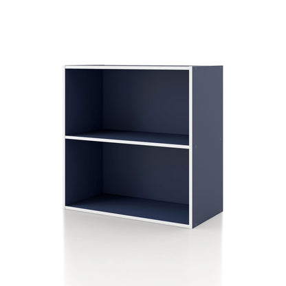 DH BASIC Organisateur de rangement empilable personnalisable en bois moderne - Étagères cubiques, armoire à tiroirs, bibliothèque avec portes par Denhour