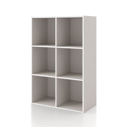 DH BASIC Organisateur de rangement empilable personnalisable en bois moderne - Étagères cubiques, armoire à tiroirs, bibliothèque avec portes par Denhour