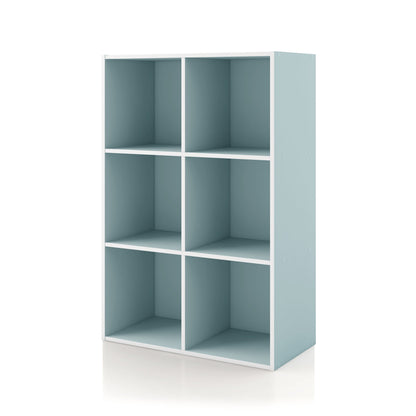 DH BASIC Organisateur de rangement empilable personnalisable en bois moderne - Étagères cubiques, armoire à tiroirs, bibliothèque avec portes par Denhour